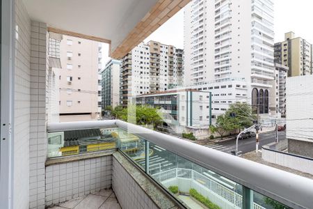 Varanda da Sala de apartamento para alugar com 2 quartos, 60m² em Canto do Forte, Praia Grande