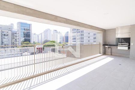 Varanda gourmet de apartamento à venda com 3 quartos, 149m² em Indianópolis, São Paulo