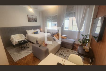 Studio de kitnet/studio para alugar com 1 quarto, 45m² em Ponta da Praia, Santos