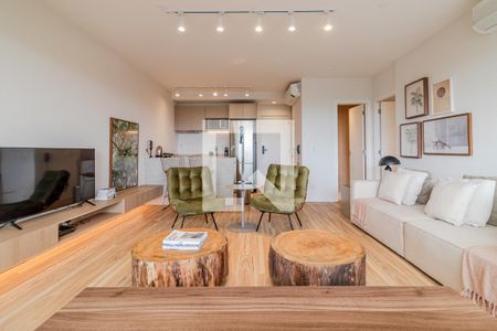 Sala de apartamento para alugar com 1 quarto, 66m² em Pinheiros, São Paulo