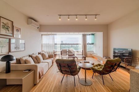Sala de apartamento para alugar com 1 quarto, 66m² em Pinheiros, São Paulo