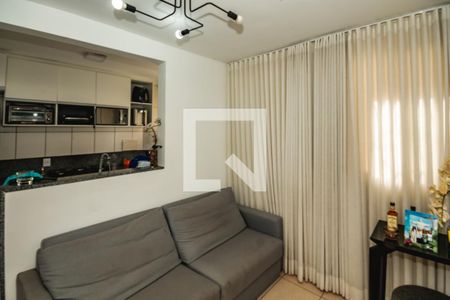 Sala  de apartamento para alugar com 2 quartos, 50m² em Dona Clara, Belo Horizonte