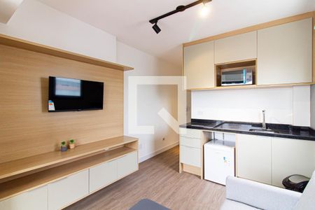 Sala de apartamento para alugar com 1 quarto, 25m² em Pompeia, São Paulo