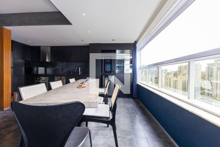 Sala de Jantar de apartamento para alugar com 1 quarto, 56m² em Vila da Serra, Nova Lima