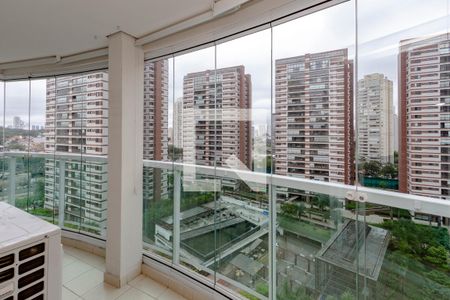 Varanda da Sala de apartamento para alugar com 2 quartos, 74m² em Santo Amaro, São Paulo