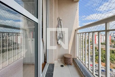 Varanda da Sala de apartamento à venda com 1 quarto, 36m² em Liberdade, São Paulo