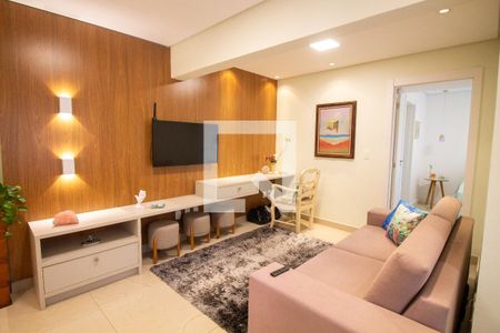 Sala de apartamento para alugar com 1 quarto, 57m² em Cidade Monções, São Paulo