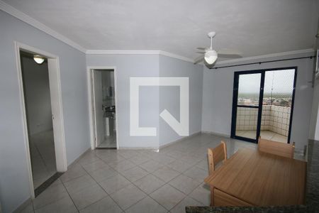 Sala de apartamento para alugar com 1 quarto, 52m² em Vila Tupi, Praia Grande