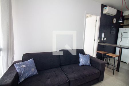Sala de apartamento para alugar com 1 quarto, 43m² em Brooklin, São Paulo