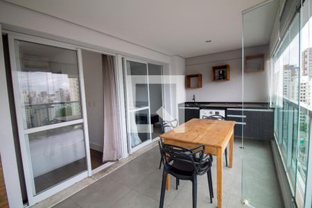 Varanda de apartamento para alugar com 1 quarto, 43m² em Brooklin, São Paulo