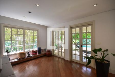 Sala de casa de condomínio à venda com 4 quartos, 480m² em Super Quadra Morumbi, São Paulo