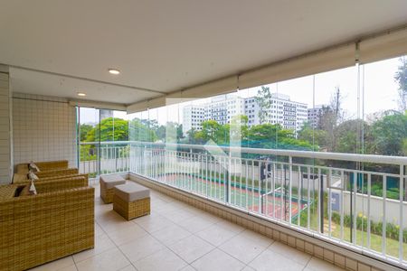 Varanda de apartamento à venda com 3 quartos, 136m² em Jurubatuba, São Paulo