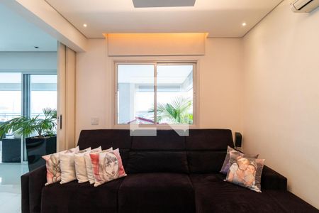 Sala de TV de apartamento para alugar com 3 quartos, 206m² em Vila Romana, São Paulo