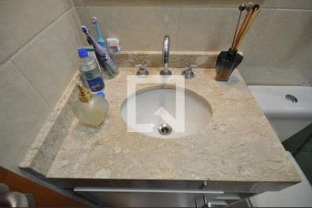 Banheiro da Suíte 1 de casa de condomínio à venda com 2 quartos, 90m² em Jardim Brasil (zona Norte), São Paulo