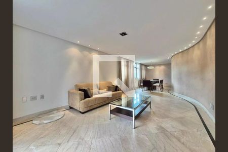 Sala de apartamento à venda com 4 quartos, 152m² em Sion, Belo Horizonte