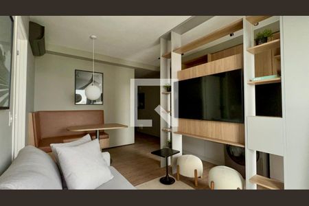 Sala de apartamento para alugar com 1 quarto, 41m² em Jardins, São Paulo