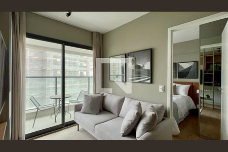 Sala de apartamento para alugar com 1 quarto, 41m² em Jardins, São Paulo