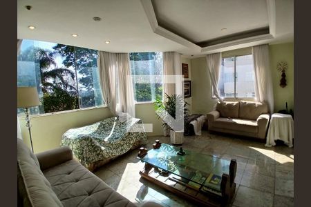 sala de apartamento à venda com 3 quartos, 130m² em Cruzeiro, Belo Horizonte