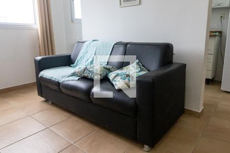 Sala/Cozinha de apartamento para alugar com 1 quarto, 40m² em Vila Tupi, Praia Grande