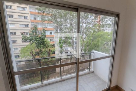 Sacada do Quarto de apartamento para alugar com 1 quarto, 44m² em Cerqueira César, São Paulo