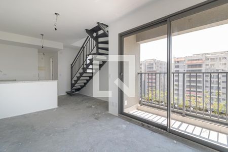 Sala de apartamento à venda com 1 quarto, 74m² em Indianópolis, São Paulo