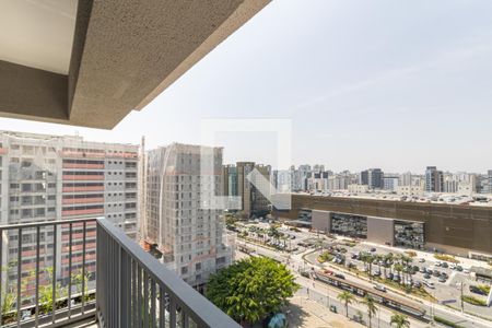 Varanda da Sala de apartamento à venda com 1 quarto, 74m² em Indianópolis, São Paulo