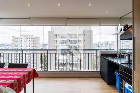 Varanda da Sala de apartamento para alugar com 2 quartos, 73m² em Vila Andrade, São Paulo