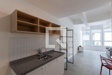 Sala/Cozinha de apartamento para alugar com 2 quartos, 52m² em República, São Paulo