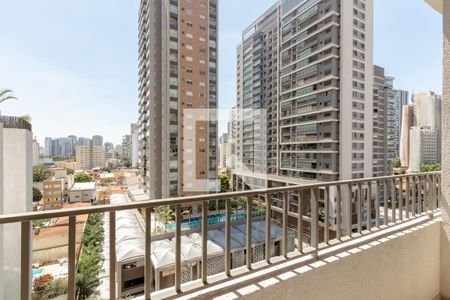 Varanda de apartamento à venda com 1 quarto, 32m² em Itaim Bibi, São Paulo