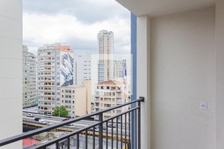 Varanda da Sala de apartamento para alugar com 2 quartos, 43m² em Barra Funda, São Paulo
