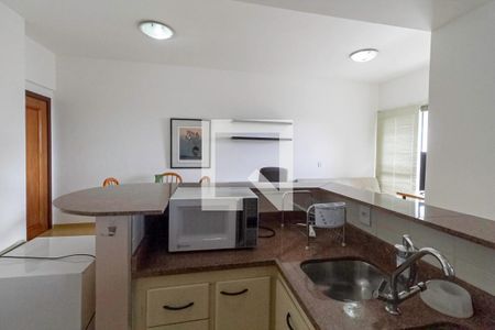Sala/Cozinha de apartamento à venda com 1 quarto, 48m² em Funcionários, Belo Horizonte