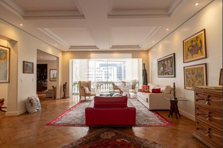 Sala de estar de apartamento à venda com 3 quartos, 350m² em Bela Vista, São Paulo