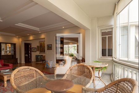 Varanda da Sala de estar de apartamento à venda com 3 quartos, 350m² em Bela Vista, São Paulo