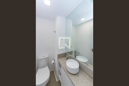 Lavabo de apartamento para alugar com 1 quarto, 44m² em Vila da Serra, Nova Lima