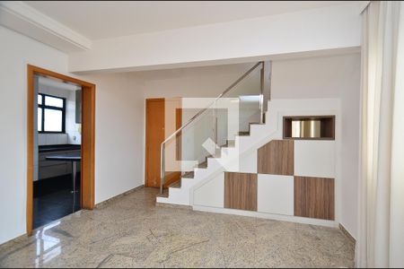 Sala  de apartamento à venda com 3 quartos, 160m² em Cidade Nova, Belo Horizonte