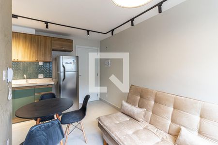 Sala de apartamento para alugar com 1 quarto, 31m² em República, São Paulo