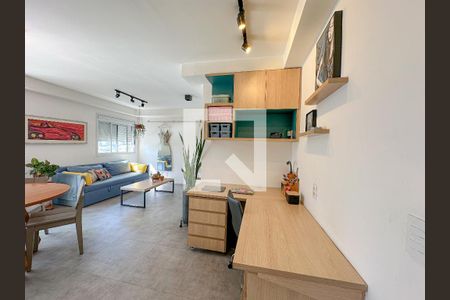 Sala de apartamento para alugar com 1 quarto, 54m² em Barra Funda, São Paulo