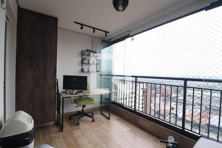 Varanda Sala de apartamento à venda com 2 quartos, 81m² em Campestre, Santo André