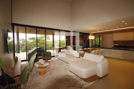 sala de casa de condomínio à venda com 4 quartos, 523m² em Condados da Lagoa, Lagoa Santa