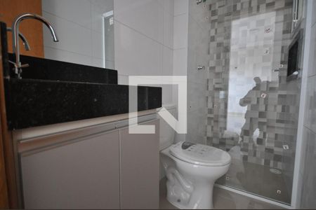 Banheiro Social de apartamento para alugar com 1 quarto, 30m² em Parque Ramos Freitas, São Paulo