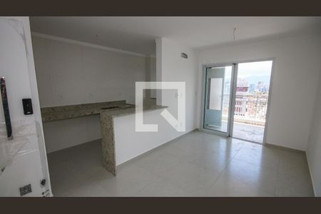 Sala de apartamento para alugar com 2 quartos, 67m² em Canto do Forte, Praia Grande
