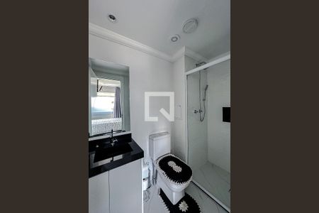 Banheiro de kitnet/studio para alugar com 1 quarto, 35m² em Alto da Mooca, São Paulo