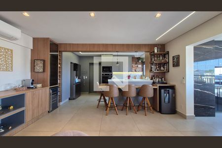 Sala de apartamento à venda com 3 quartos, 128m² em Vila Gilda, Santo André