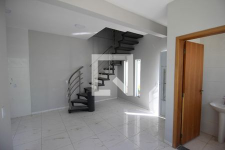 Sala de casa de condomínio para alugar com 2 quartos, 59m² em Alto da Boa Vista, Sorocaba