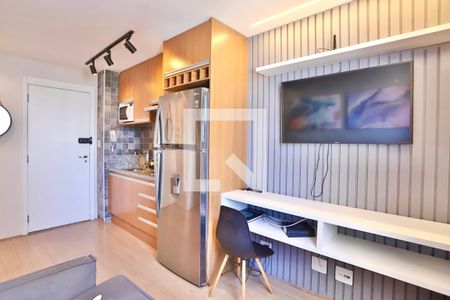 Sala/Cozinha de apartamento à venda com 2 quartos, 35m² em Brás, São Paulo