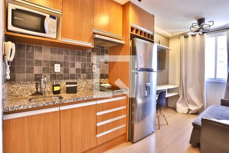 Sala/Cozinha de apartamento à venda com 2 quartos, 35m² em Brás, São Paulo