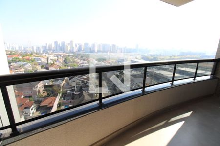 Sacada da Sala de apartamento para alugar com 1 quarto, 94m² em Parque Residencial Aquarius, São José dos Campos