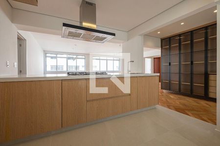 Sala/Cozinha de apartamento à venda com 3 quartos, 158m² em Jardim Paulista, São Paulo