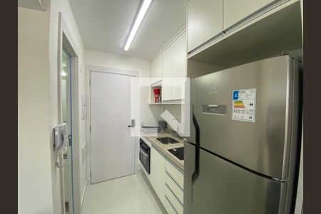 Cozinha de kitnet/studio à venda com 1 quarto, 25m² em Campo Belo, São Paulo