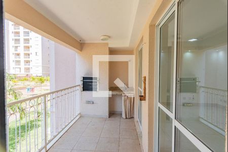 Sacada da Sala de apartamento para alugar com 3 quartos, 76m² em Jardim São Vicente, Campinas